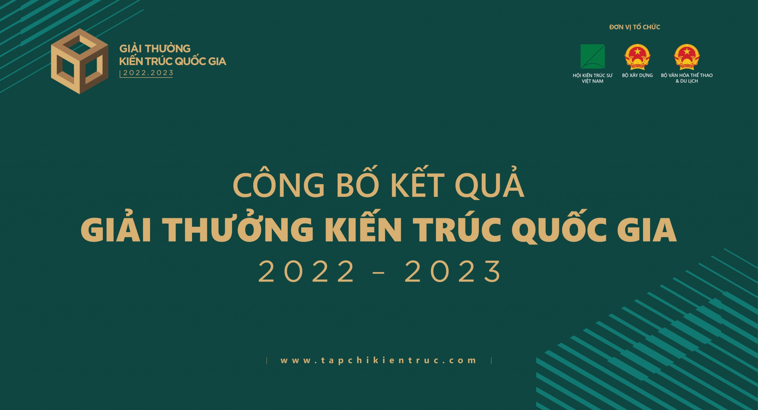 KẾT QUẢ GIẢI THƯỞNG KIẾN TRÚC QUỐC GIA 2022 - 2023